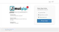Desktop Screenshot of musigigs.com